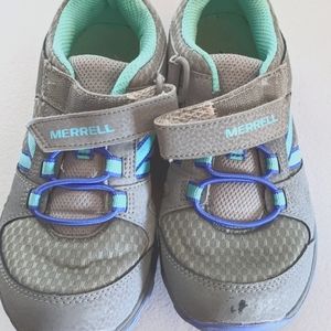 Merrell girls size 1 athletic shoes